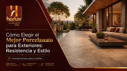 Cómo Elegir el Mejor Porcelanato para Exteriores: Resistencia y Estilo | HARLUX