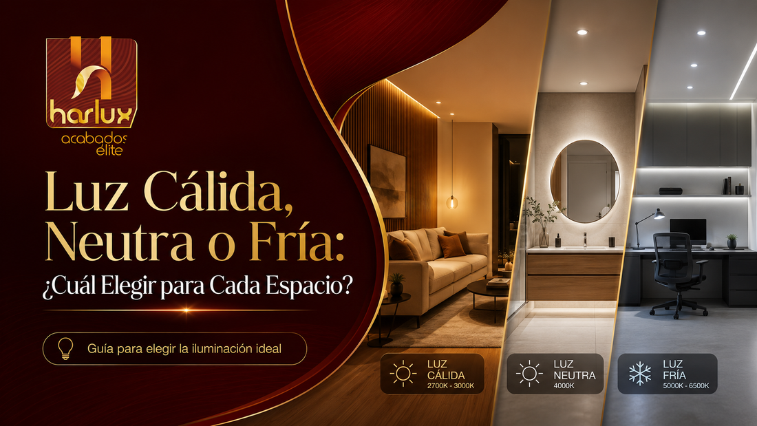 Luz Cálida, Neutra o Fría: ¿Cuál Elegir para Cada Espacio? | HARLUX