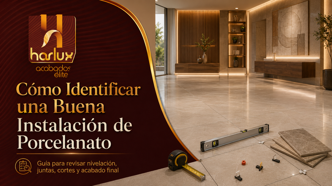 Cómo Identificar una Buena Instalación de Porcelanato | HARLUX