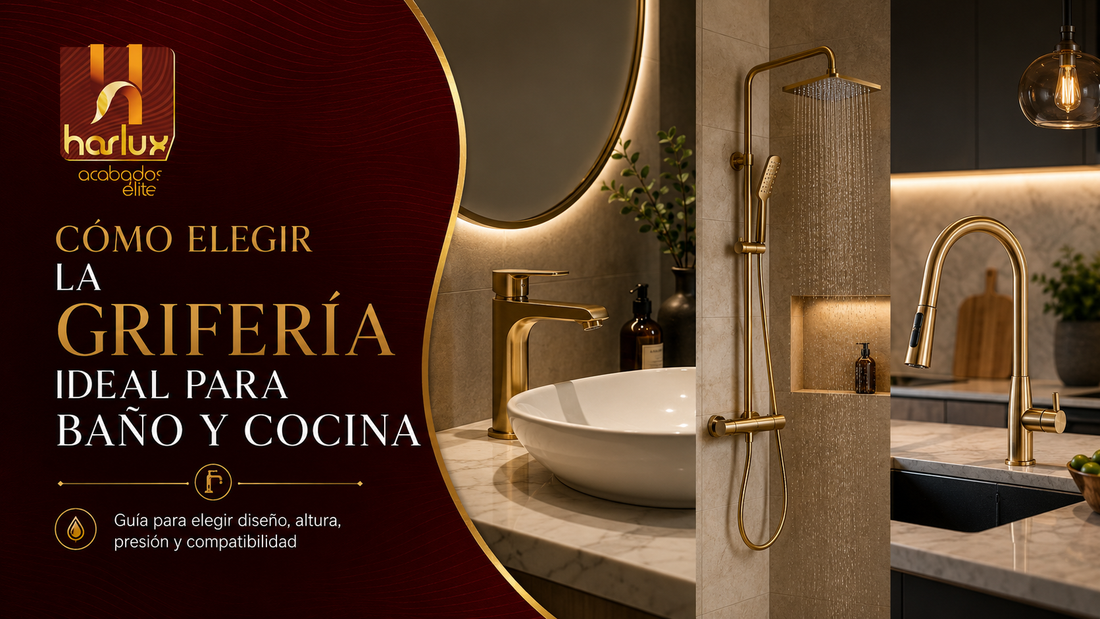 Cómo Elegir la Grifería Ideal para Baño y Cocina | HARLUX