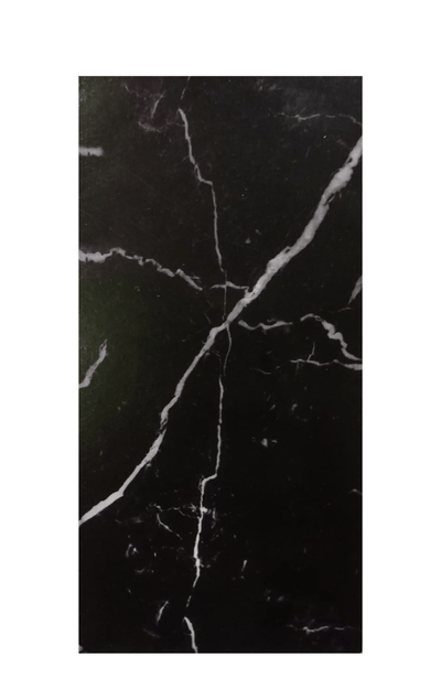 LAMINA PVC MARMOL NEGRO MATE  3MM 122X244CM AXCENT