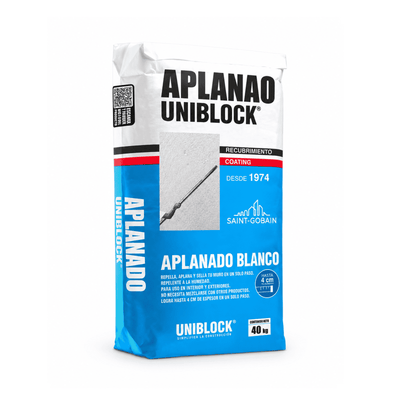 APLANADO BLANCO 40KG UNIBLOCK