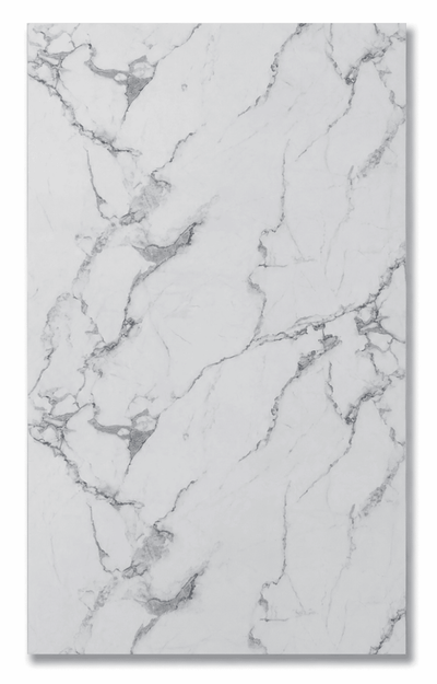 LAMINA PVC  MARMOL BLANCO 122X244 CM BRICKA