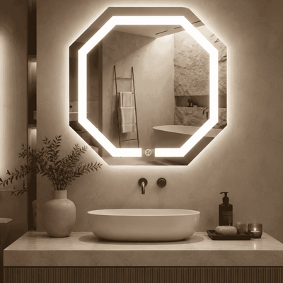 ESPEJO OCTAGONO LUX  60 CM