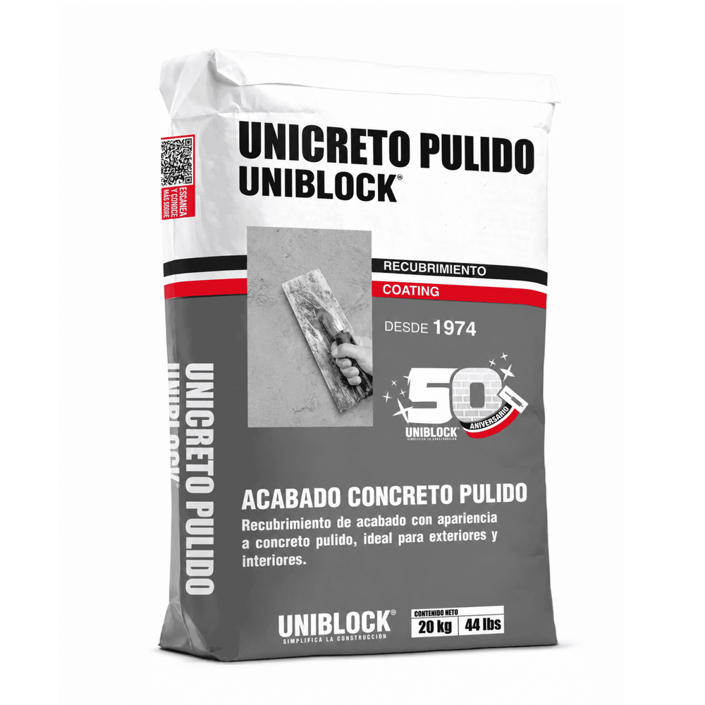 UNICRETO PULIDO 20KG UNIBLOCK