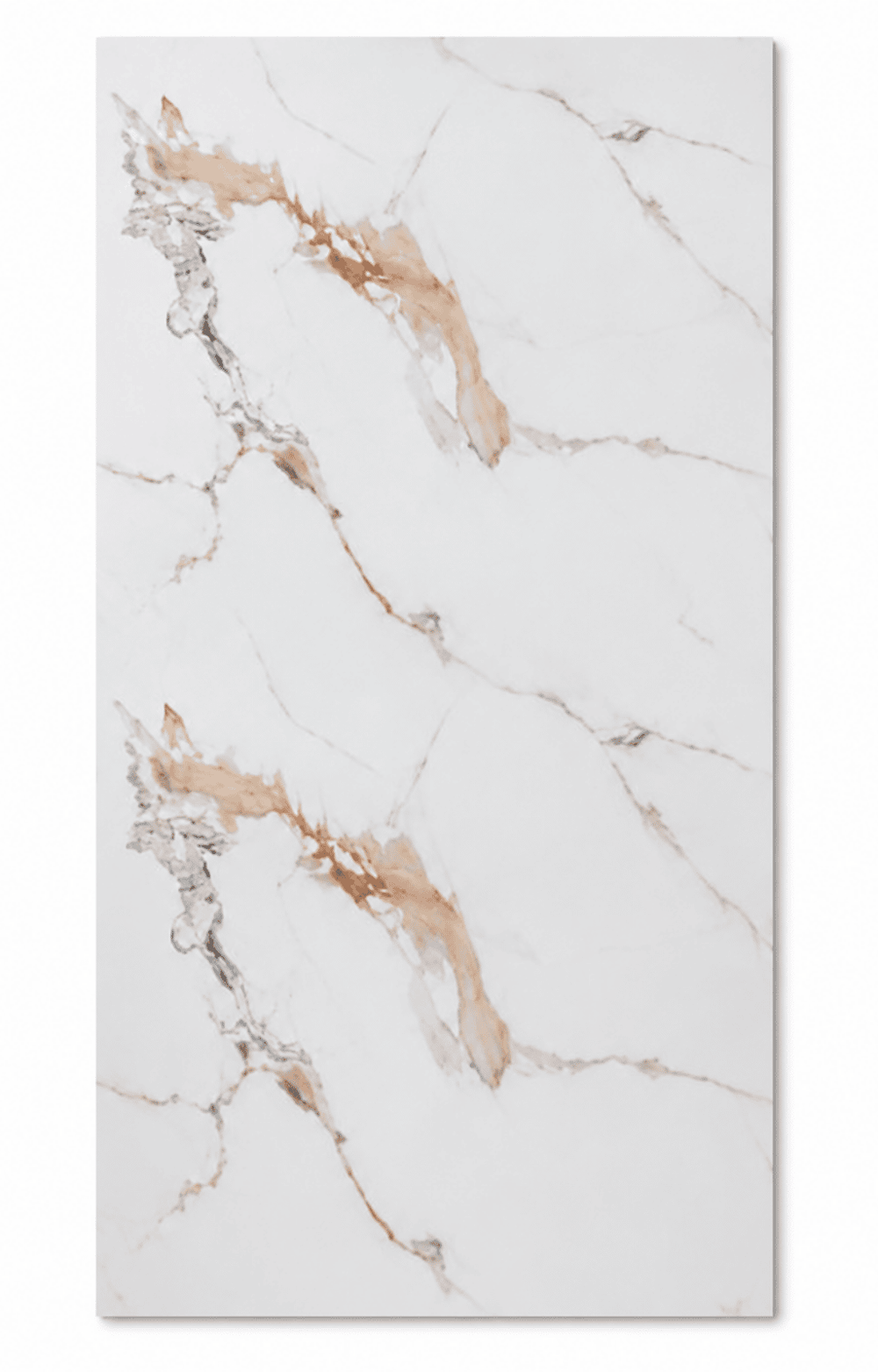LAMINA PVC BLANCO/ORO 3MM 122X244CM AXCENT